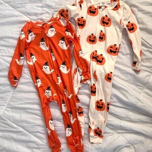 Halloween Ghost and Pumpkin Kids One Piece Set